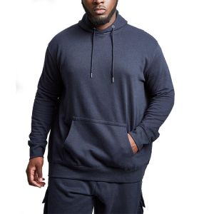 China Factory Low MOQ Cotton Blank Plain Pullover Sweatshirts For Men Hoodies Embroidery Logo on sale