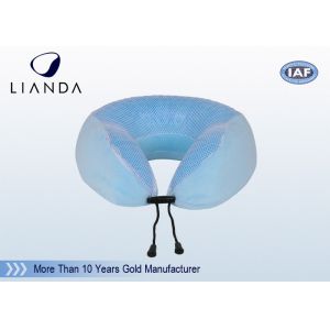 Custom Car Cooling Gel Pillow , Memory Foam Massage Travel Neck Pillow