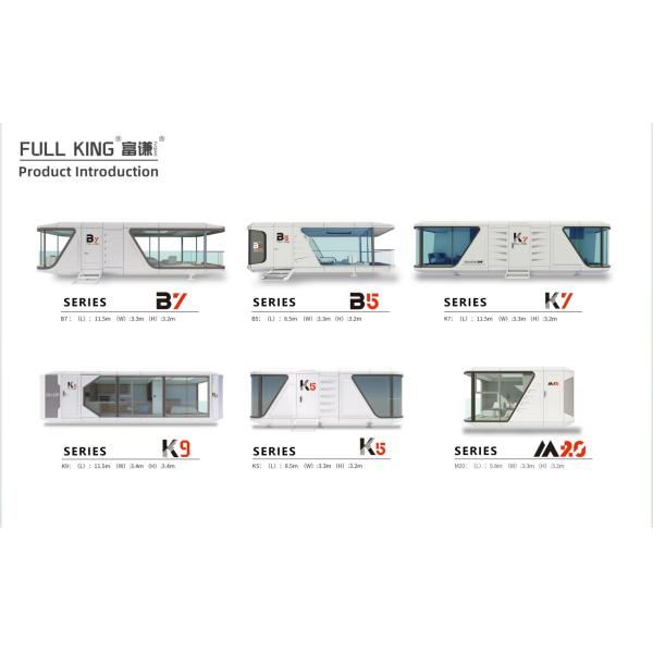 Aluminum Prefabricated Modular Mobile Space Capsule Hotel Eco-friendly Home Away From Home