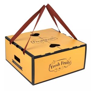 Vegetable Cardboard Packing Boxes Custom Printing Shipping Carton Boxes For