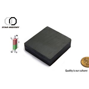 Permanent Ferrite Block Magnets Y30 C8 Radial Magnetized Direction