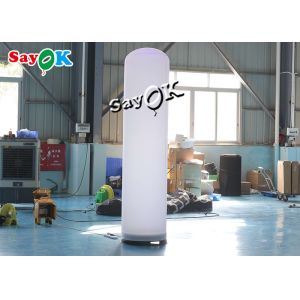 Custom White Inflatable LED Pillar Column For Advertising