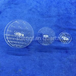CNC Finishing Custom High Temperature Quartz Punch Sheet Welding