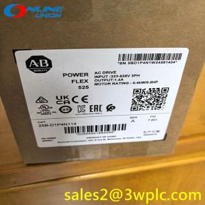 25B-D1P4N114 Allen Bradley PowerFlex 525 VSD 480V IP20 1 4A 0.4kW ND and HD Frame A