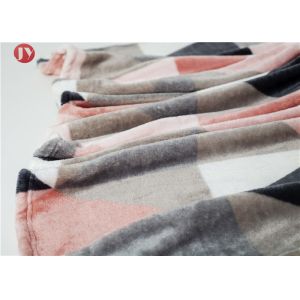 100% Polyester Fleece Blanket Microfiber Knitted Super Soft Nordic Printed
