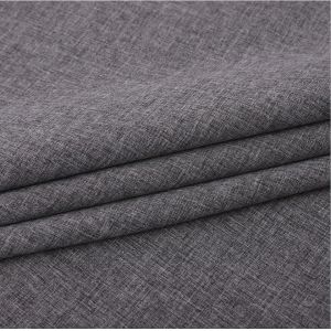 Grey Melange 4 Ways Stretch Polyester Fabric for Home Textile 35 Years