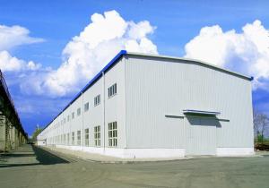 Wholesale Large Prefabricated Steel Buildings / Metal Workshop Buildings With Epoxy Coating Floor from china suppliers