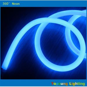 25M spool 12V blue 360 degree led neon rope light for room