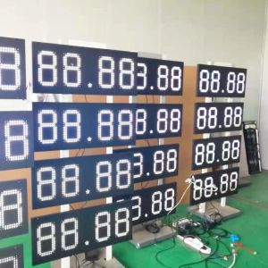 Waterproof LED Display Board Oil Price Sign For Gas Station with Remote Control