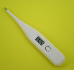 single button hardhead digital pen thermometer with high precise