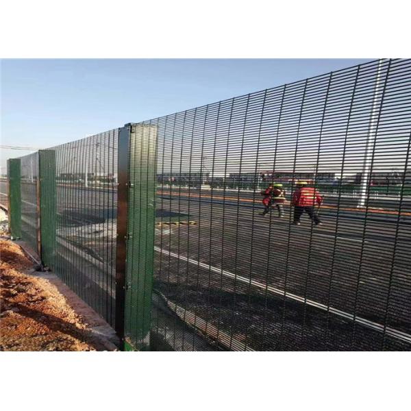Quality Direct Factory Manufacturer Galvanized And Powder Coated High Security 358  Fence,2M High V Beam Prison Mesh for sale