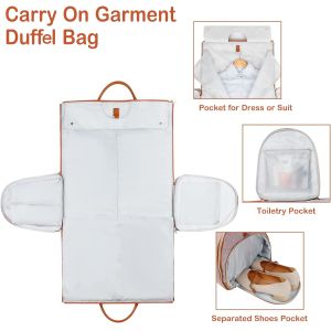 3 in 1 Foldable Waterpoof Hanging Suitcase Suit Weekender Carry On Custom Travel