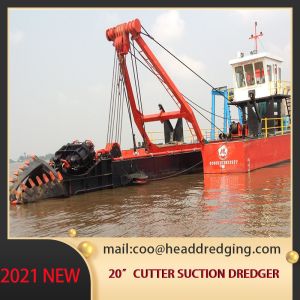 18 Inch River Sand Cutter Suction Dredger With Dredge Pump