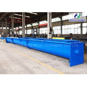 Carbon Steel Feed Screw Conveyor 0~45° Tilting Angle Easy Operation