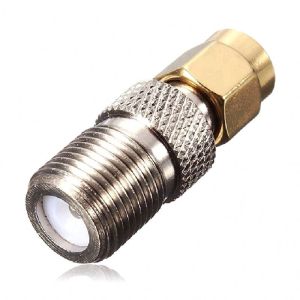 F Type Female Jack to Male Plug Connector Straight RF Coaxial Adapter F