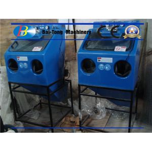 Dustless Low Noise Water Sand Blasting Machine Safety Interlocks For Aluminum