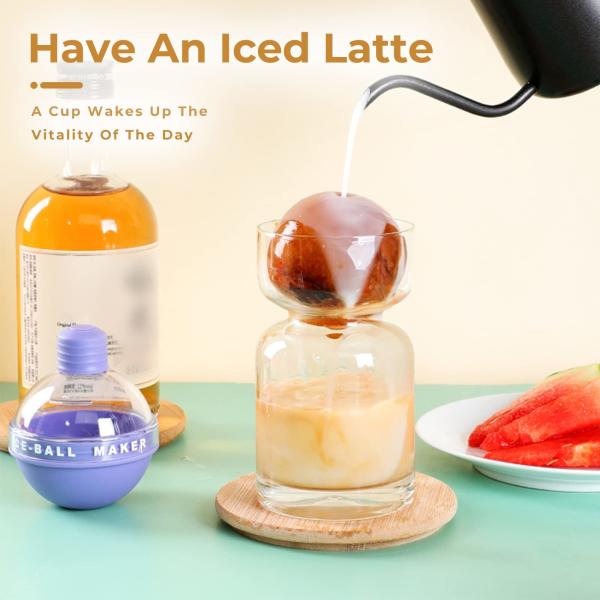 DIY Whiskey Silicone large round ice Ball cube Mould