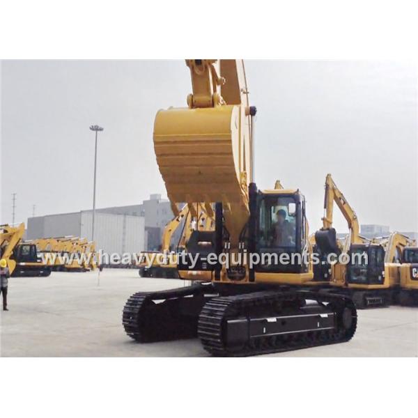 midsize excavator, CAT brand with 1.3m³ bucket capacity, 323D2L, 116KW net power