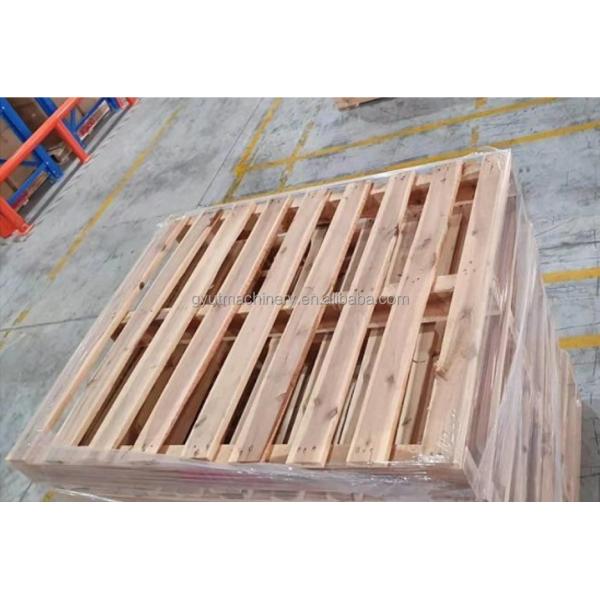 Hot Pressing Edge Banding Machine for Compress Wood Sawdust Pallet Leg Production