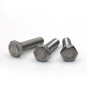Stainless Steel Hex Bolts DIN 933 SS304 Passivated Finish ISO4017 DIN933 M3 M4