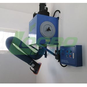 Wholesale LOOBO Wall Mounted Welding Fume Extractor/ Wall brace welding smoke purifer with one or two arms from china suppliers