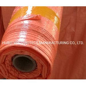 12FT Width 100FT Length Double Orange PE Poly Tarps Roll Heavy Duty Multi