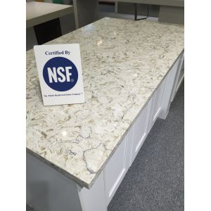 Pre cut quartz stone vanity top Eased Edge Water Absorption < 1.0%