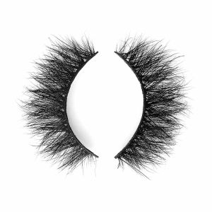 Super Soft ODM Natural Mink Lashes , 16mm Volume False Eyelashes