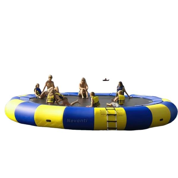 Outdoor Water Amusement Inflatable Jumping Trampoline for Kids Shipping by Express