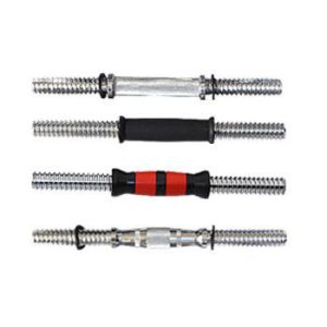 adjustable High quality crossfit Chrome Plated Solid Steel Dumbbell Bar