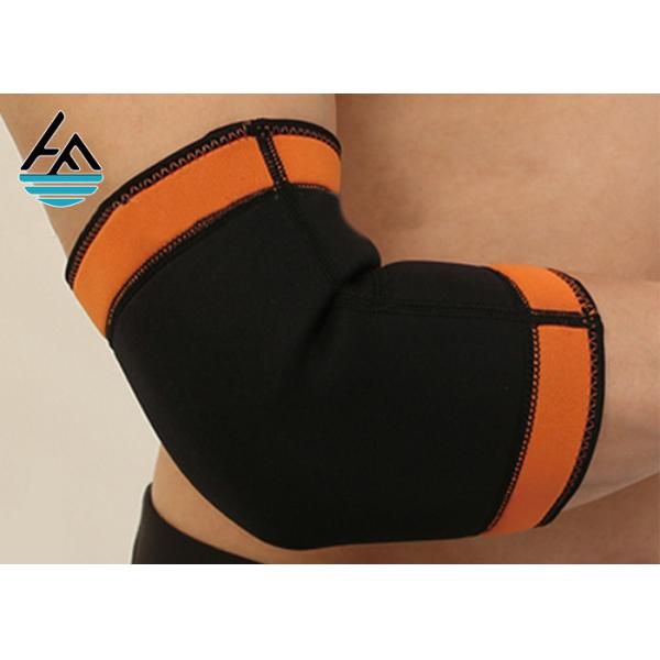 Quality Soft Elastic 4mm Neoprene Elbow Sleeve , Neoprene Elbow Support For Warm Joint for sale