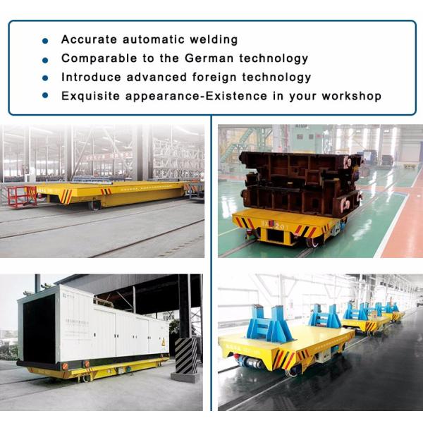 customized industrial rail transfer cart powered by battery