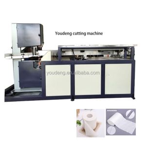 Youdeng Automatic toilet paper tissue roll rewinding convert making rotary