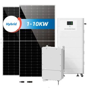 Solar Panel System Kit 5kw 10kw 15kw 20kw Hybrid System With Rechargeable