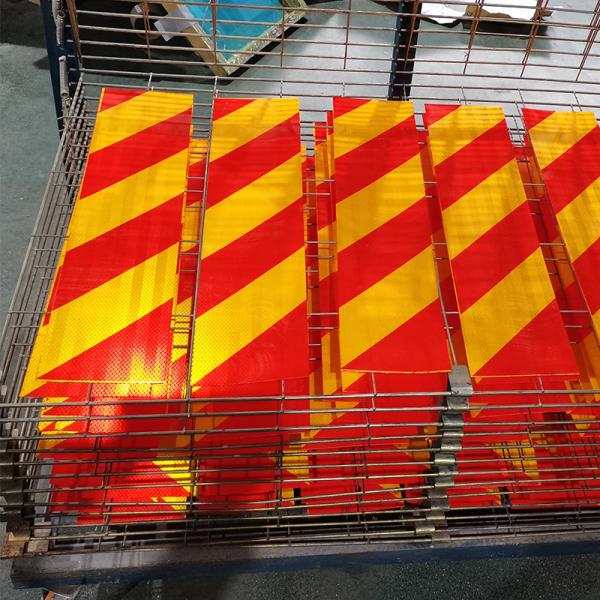 Reflective Rear Marking Aluminum Plate Board with Warning Sticker for Heavy