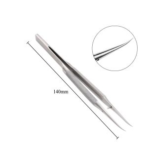 Precision titanium alloy fly line fingerprint tweezers for phone cooper wire