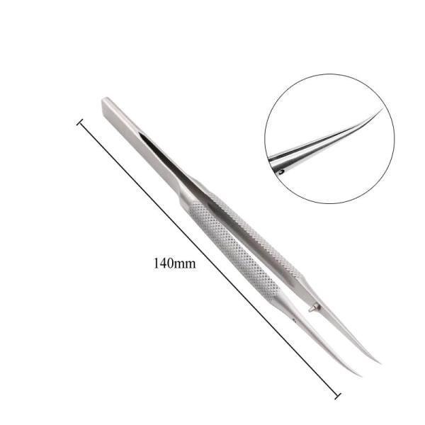 Precision titanium alloy fly line fingerprint tweezers for phone cooper wire