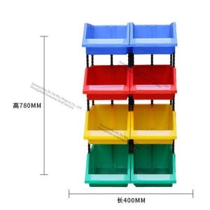 Hanging Stackable Plastic Bins 50kg Stacking Storage Boxes