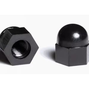 High-Quality M12 & M20 Nylon Dome Cap Nuts Plastic Acron nuts Custom Black white