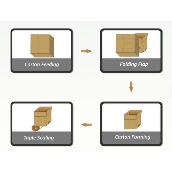 Fully Automatic 220v Carton Erector Machine Digital Communication Cardboard Box Erectors