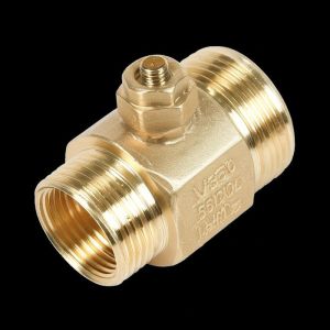 Brass Static Balance Valve with Threaded Connection and ISO9001 Certification