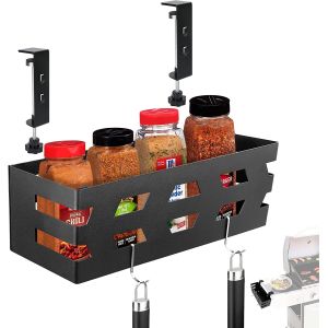 Wholesale Griddle Caddy for 28&quot; 36&quot; Blackstone Griddle No Drill Removable Grill Caddy BBQ Accessories Storage Box Organizer from china suppliers