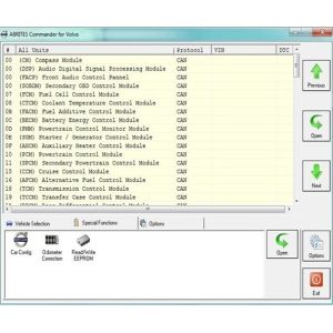 FVDI Volvo Auto Diagnostic Tools for Electronic Control Units Read Error