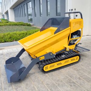 Wholesale Factory Direct Sales Full Hydraulic Crawler Small Dumper Truck 500kg Construction Farm Manor Mini Dumpers from china suppliers