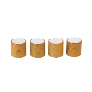 Bamboo Surface Plastic Bottle Caps Recyclable Environment Friendly
