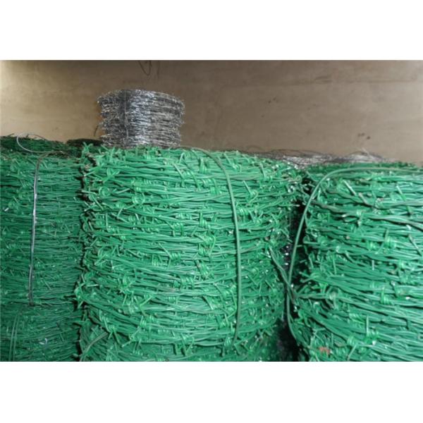 Quality 25kg Pvc Coated Barbed Wire , Bulk Coiled Razor Wire for sale