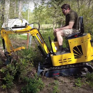 Buy cheap Mini Clamshell Shovel Excavator Trailer Small Bagger Thumb Micro Earth Moving from wholesalers