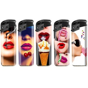 Double Jet Butane Gas Torch Cigarette Lighter with Fancy Design and Customized