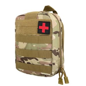China Emergency First Aid Survival Kit Backpack for Hiking Camping Traveling Cycling Hunting on sale