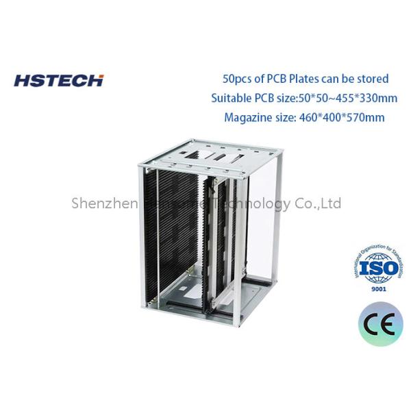 Quality PCB Handling Equipment Screw Adjustable SMT ESD Magazine Rack for PCB Transportation for sale